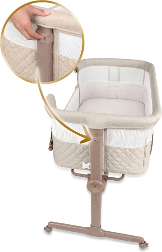 Hauteur à 7 niveaux et inclinaison indépendante