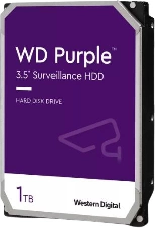 Disque dur interne WD Purple pour systèmes de caméras 1 To 3,5"
