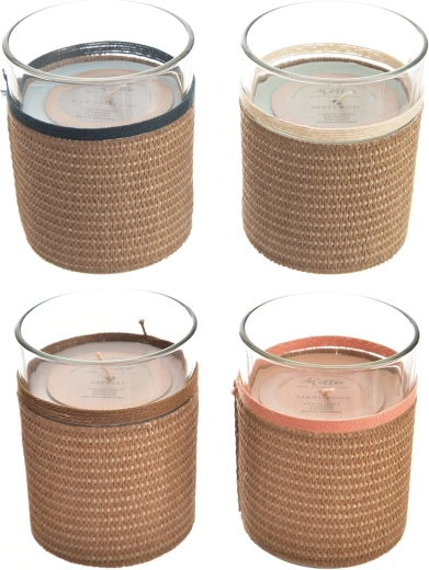 Bougie parfumée en verre Sea 250 g (assortiment de 4 variantes)