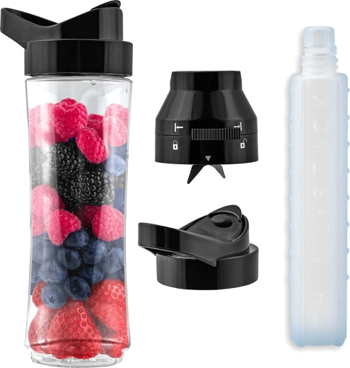 Bouteille pour blender personnel 600 ml avec insert de refroidissement BERDSEN