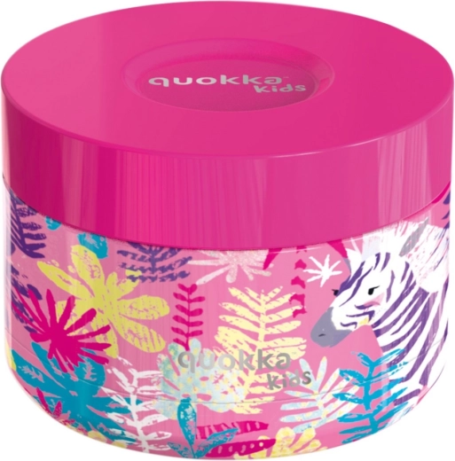 Récipient isotherme en acier inoxydable pour nourriture Quokka Whim zèbres 360 ml