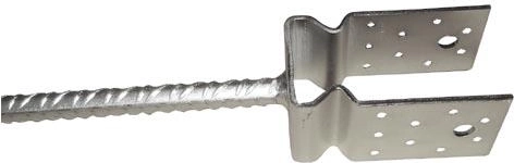Sabot d’ancrage au sol 100 × 100 mm PROFI