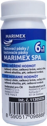 Bandelettes de test Marimex Spa pour spa et piscine 6 en 1 (50 pcs)