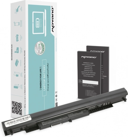 Batterie Movano HS03 HS04 pour ordinateurs portables HP, 2200 mAh (24 Wh)