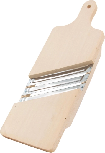 Rabot à chou en bois avec 3 lames, 44,5 cm