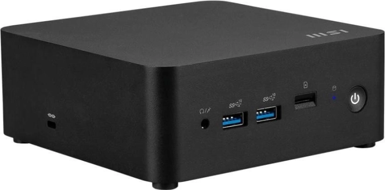 Mini pc msi cubi nuc 1mg s windows 11 pro, intel core 5‑120u, 16 go de ram, ssd 512 go, wifi et bluetooth, noir