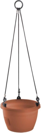 Jardinière auto-irrigante MARINA 30 suspendue, terre cuite