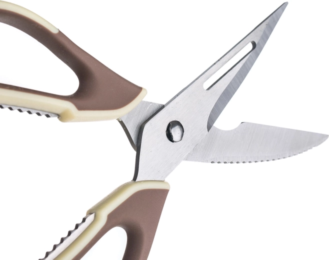 Lames inox dentelées pour une coupe sûre