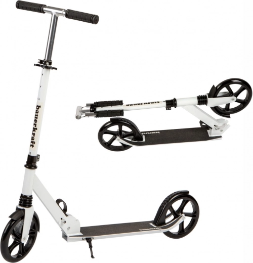 Trottinette urbaine pliable pour enfants et adolescents avec hauteur réglable 95–105 cm et roues de 200 mm – noir