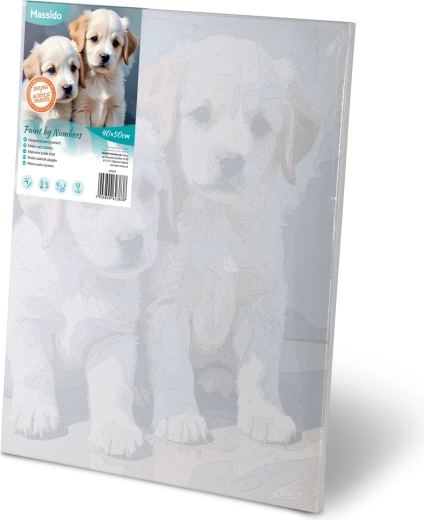 Toile préimprimée sur châssis – peignez dès maintenant