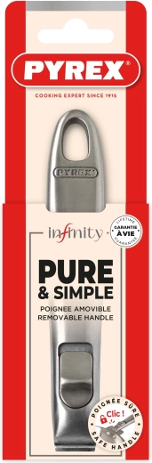 Poignée amovible Infinity en acier inoxydable