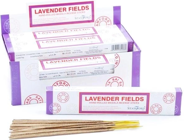 Bâtonnets d’encens parfumés Stamford Masala lavande