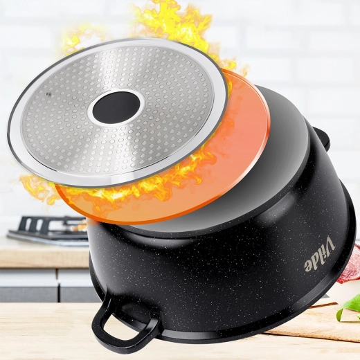 Prise en main sûre et compatibilité induction