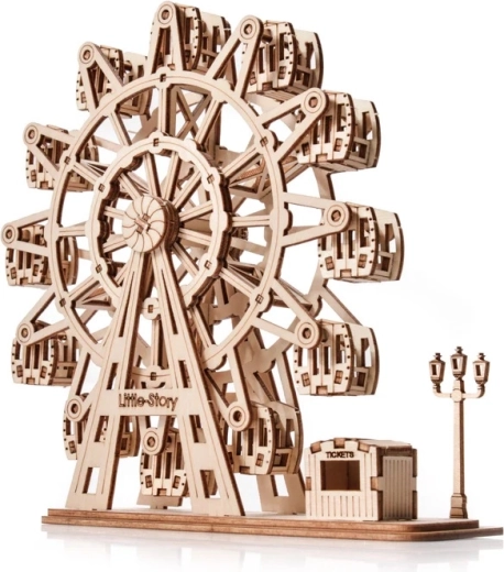 Little Story puzzle 3D en bois grande roue