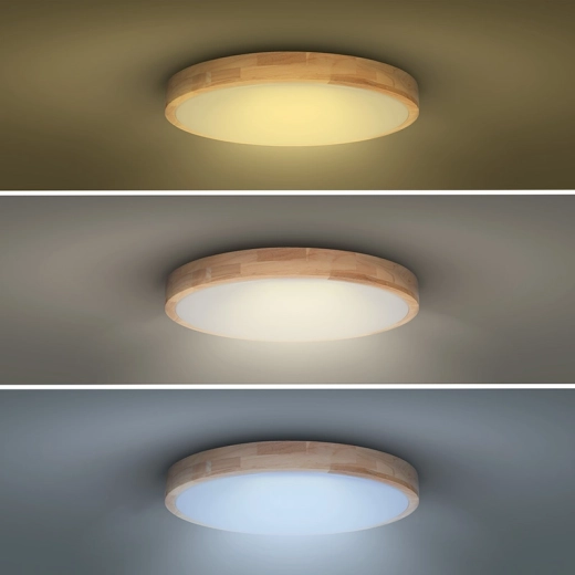 Lumière uniforme même pour les pièces plus grandes