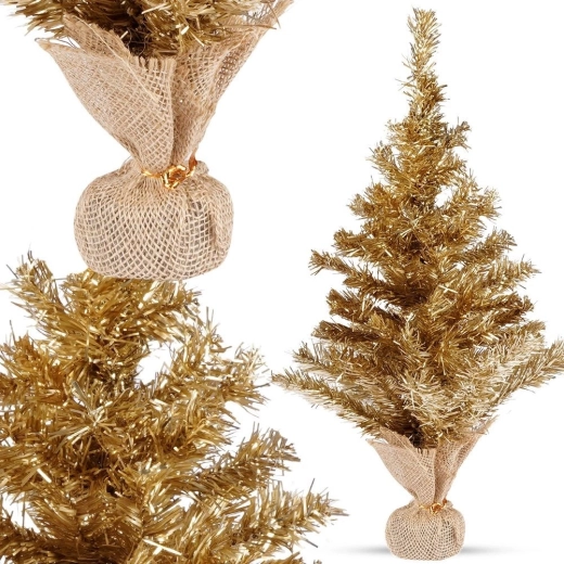 Look doré luxueux pour une ambiance festive