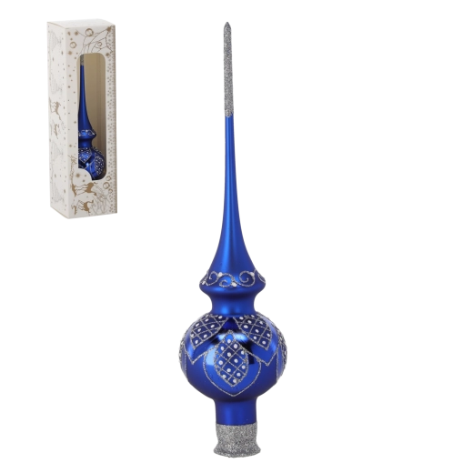 Pointe pour sapin de Noël bleu foncé