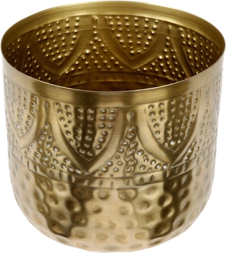 Décor martelé et embossé pour un effet luxueux