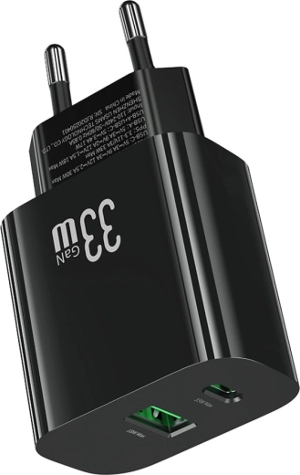 Deux ports : USB-C + USB-A