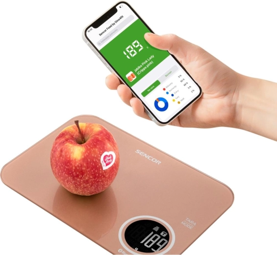 Valeurs nutritionnelles dans l’application mobile