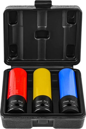 Jeu de douilles à chocs Renew Force pour jantes en aluminium 1/2" - 3 pièces