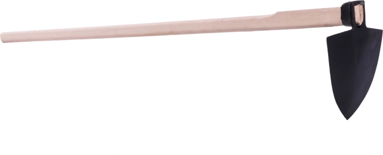 Houe forgée moyenne avec manche en bois 130 cm