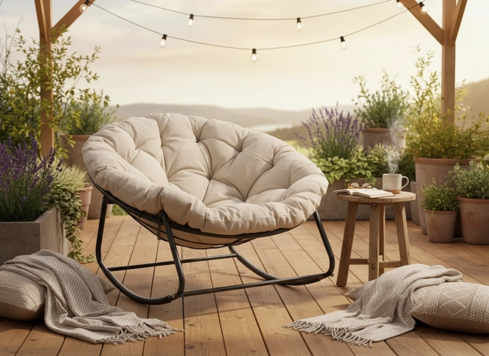 Confort à la maison comme sur la terrasse