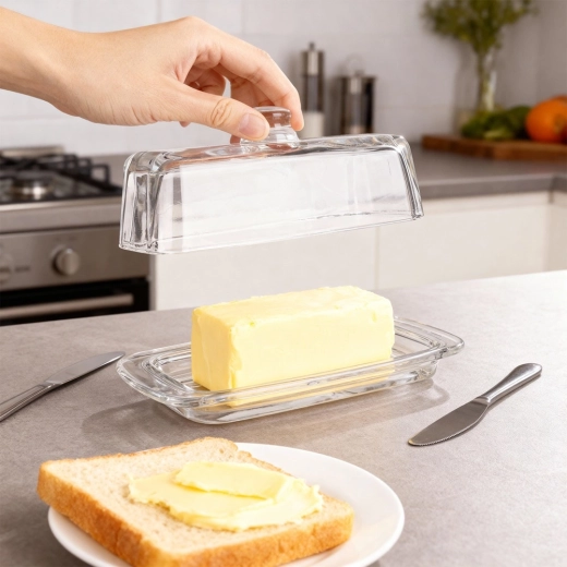 Couvercle avec poignée pour propreté et fraîcheur