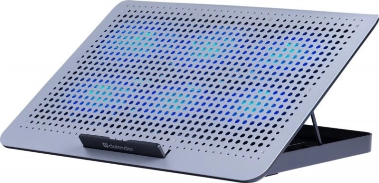 Refroidisseur pour ordinateur portable avec 6 ventilateurs et rétroéclairage RVB