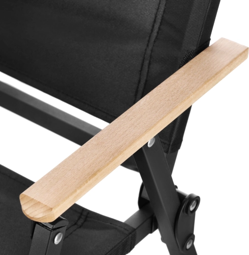 Accoudoirs en bois élégants et pliage facile