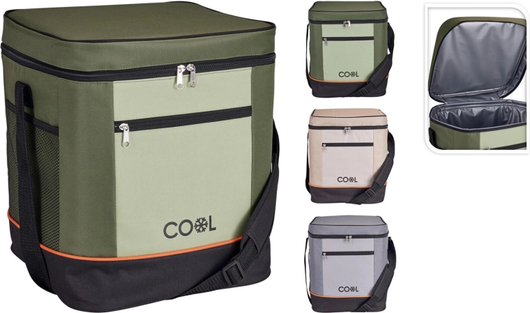 Sac isotherme 30 l (31 × 31 × 37 cm), assortiment de couleurs
