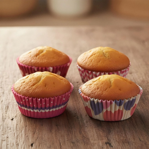 Moules en papier pour muffins avec cœurs, 100 pièces
