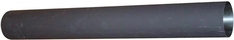 Tuyau de fumée 180 mm, longueur 750 mm, noir