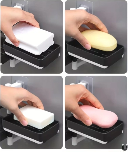 Conception avec drainage pour un savon plus sec