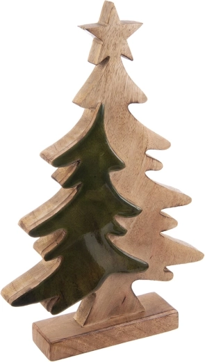 Détail émaillé vert