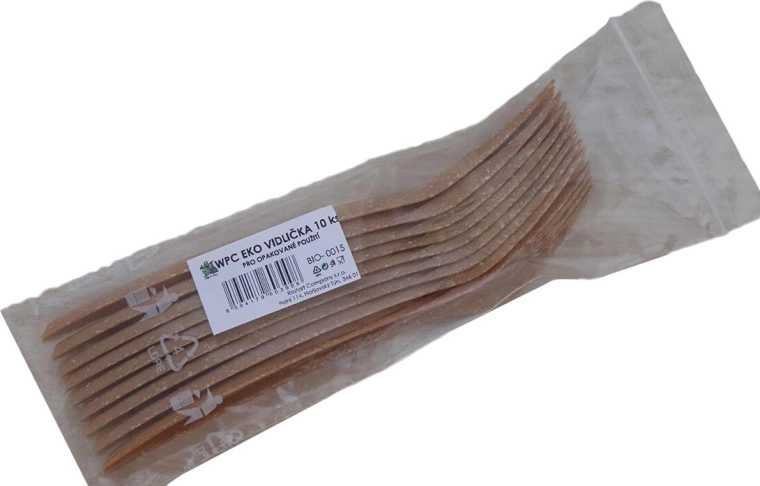Fourchette écologique en WPC, 10 pcs