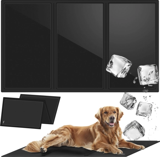 Tapis rafraîchissant en gel pour chiens et chats Purlov 110 × 70 cm