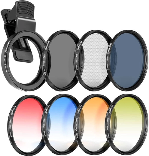Ensemble de filtres photo Neewer pour smartphones