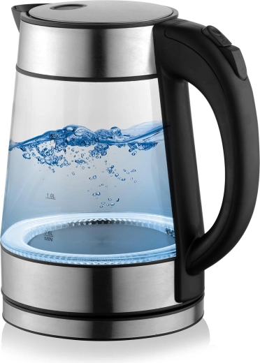 Verre transparent avec éclairage LED