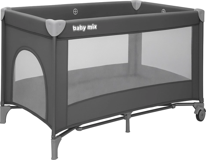 Lit parapluie Baby Mix Simple gris