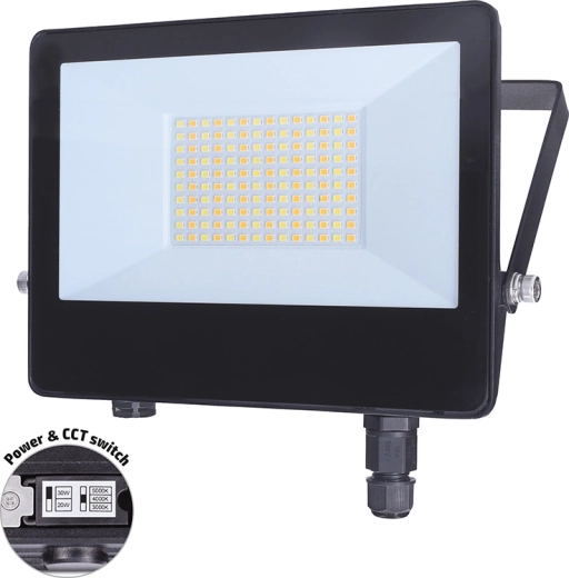 Projecteur LED Solight TOP 50 W avec commutateur de puissance et 3CCT, IP65