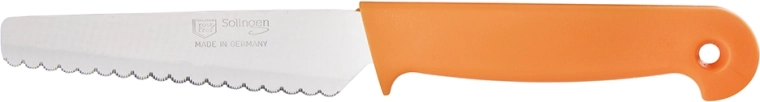 Couteau à petit-déjeuner à lame dentelée 10 cm, inox, couleurs assorties