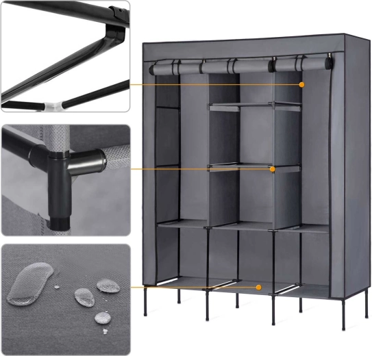 Structure résistante et housse déperlante