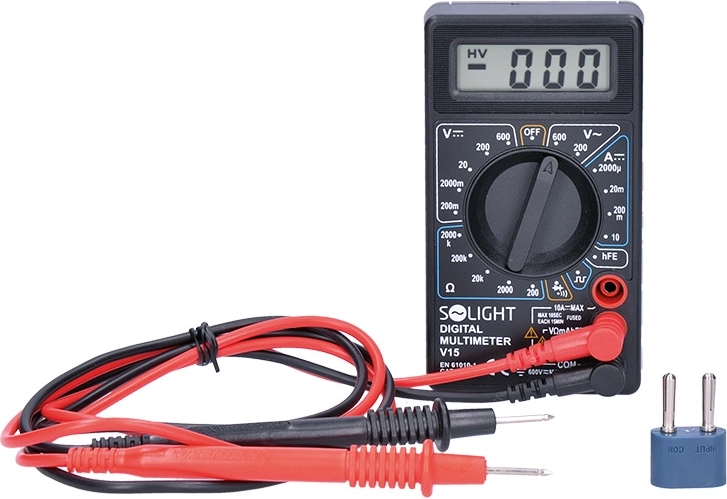 Test de continuité, de diode et de polarité