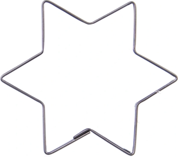 Emporte-pièce en acier inoxydable en forme d’étoile, 6,5 cm
