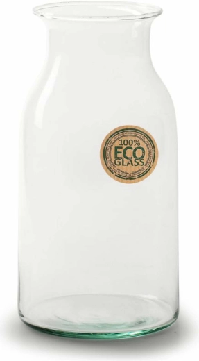 Vase eco nobles transparente 18 × 9,5 cm