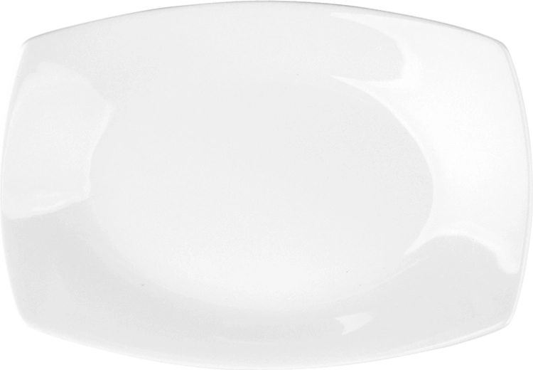 Plateau de service carré blanc MariaPaula Moderna 24 cm