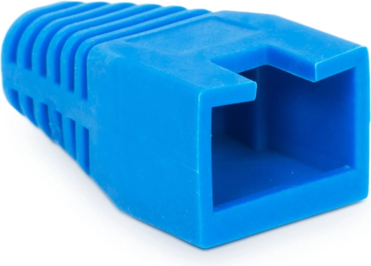 Protection bleue en caoutchouc anti-pliage pour connecteur 8P8C - 1 pièce