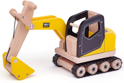 Pelle mécanique en bois Tidlo avec godet