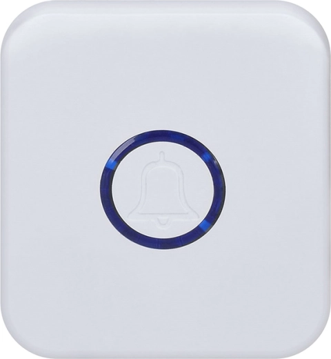 Solight sonnette sans fil à brancher sur prise avec bouton sans pile (learning code), blanche - 1 pièce